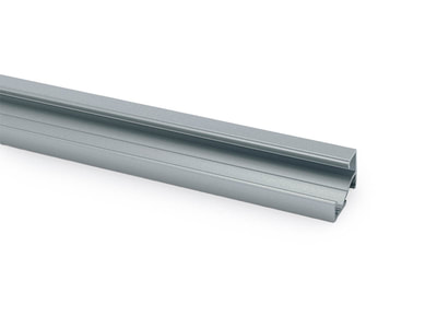 Angled aluminium profile for flexi lights