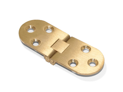 Brass rounded hinge